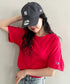Champion Authentic T-SHIRTS/チャンピオン サイズ展開多数 コットン 無地 1/2スリーブ 半袖 Tシャツ | 2191052 | レッド系その他