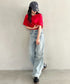 Champion Authentic T-SHIRTS/チャンピオン サイズ展開多数 コットン 無地 1/2スリーブ 半袖 Tシャツ | 2191052 | レッド系その他
