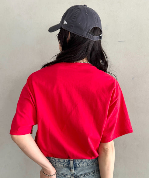 Champion Authentic T-SHIRTS/チャンピオン サイズ展開多数 コットン 無地 1/2スリーブ 半袖 Tシャツ | 2191052 | レッド系その他