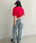 Champion Authentic T-SHIRTS/チャンピオン サイズ展開多数 コットン 無地 1/2スリーブ 半袖 Tシャツ | 2191052 | レッド系その他