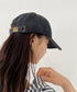 【newhattan】ニューハッタン 無地 ストーン ウォッシュド ツイル ローキャップ 帽子/STONE WASHED TWILL CAP | 4192001 | ダークブラック