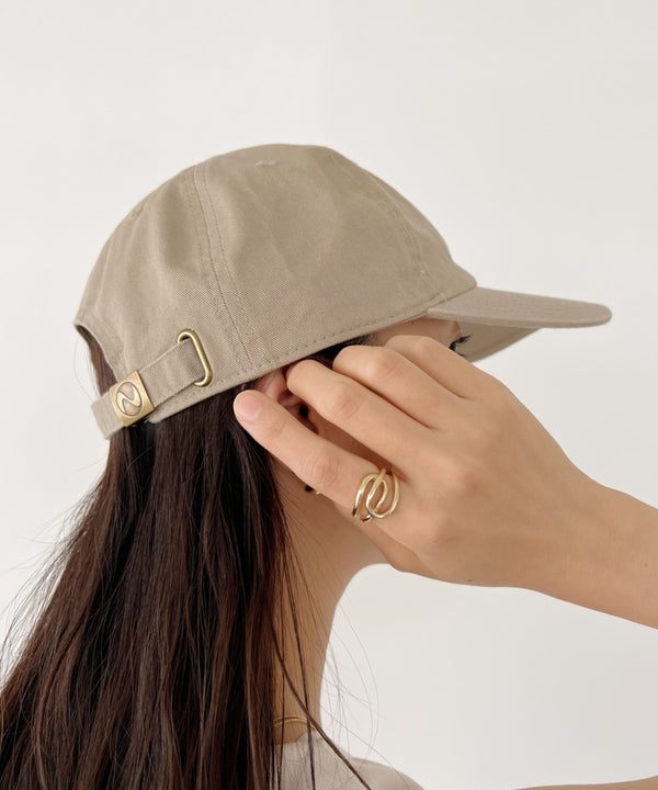 【newhattan】ニューハッタン 無地 ストーン ウォッシュド ツイル ローキャップ 帽子/STONE WASHED TWILL CAP | 4192001 | カーキ