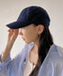 【newhattan】ニューハッタン 無地 ストーン ウォッシュド ツイル ローキャップ 帽子/STONE WASHED TWILL CAP | 4192001 | ネイビー