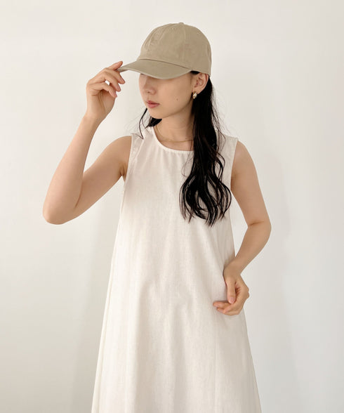 【newhattan】ニューハッタン 無地 ストーン ウォッシュド ツイル ローキャップ 帽子/STONE WASHED TWILL CAP | 4192001 | カーキ