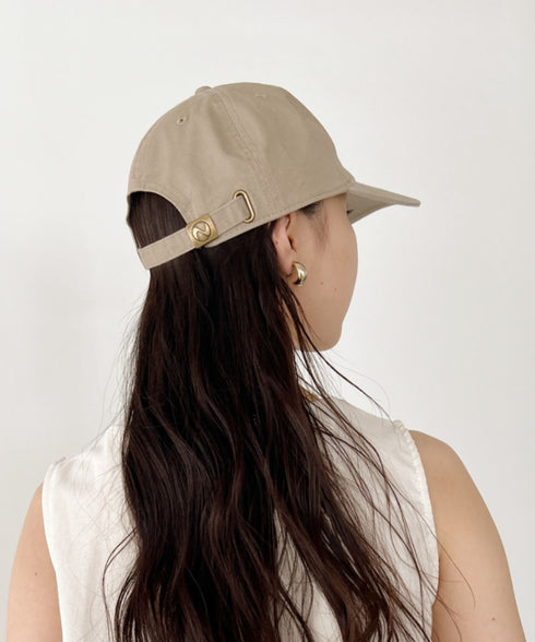 【newhattan】ニューハッタン 無地 ストーン ウォッシュド ツイル ローキャップ 帽子/STONE WASHED TWILL CAP | 4192001 | カーキ