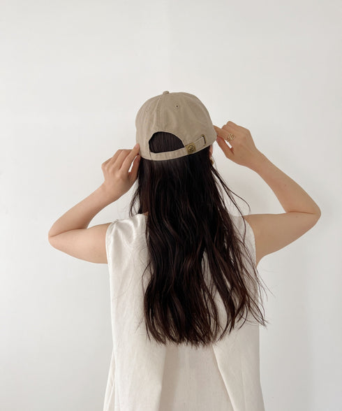 【newhattan】ニューハッタン 無地 ストーン ウォッシュド ツイル ローキャップ 帽子/STONE WASHED TWILL CAP | 4192001 | カーキ