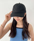 【newhattan】ニューハッタン 無地 ストーン ウォッシュド ツイル ローキャップ 帽子/STONE WASHED TWILL CAP | 4192001 | ブラック