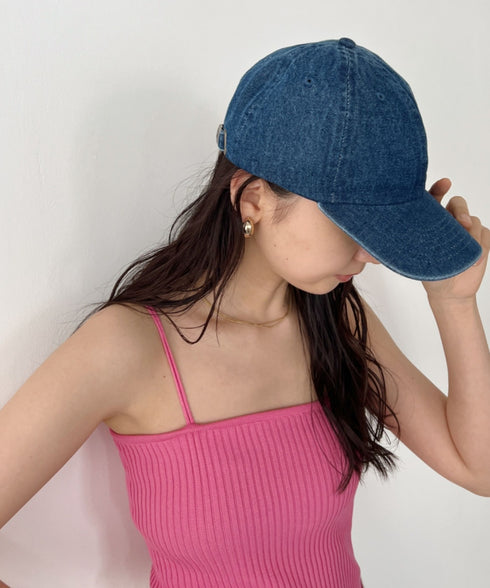 【newhattan】ニューハッタン 無地 ストーン ウォッシュド ツイル ローキャップ 帽子/STONE WASHED TWILL CAP | 4192001 | ダークブルー