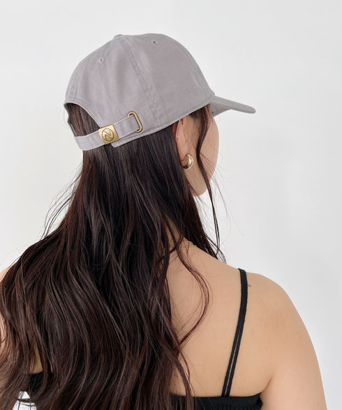 【newhattan】ニューハッタン 無地 ストーン ウォッシュド ツイル ローキャップ 帽子/STONE WASHED TWILL CAP | 4192001 | グレー