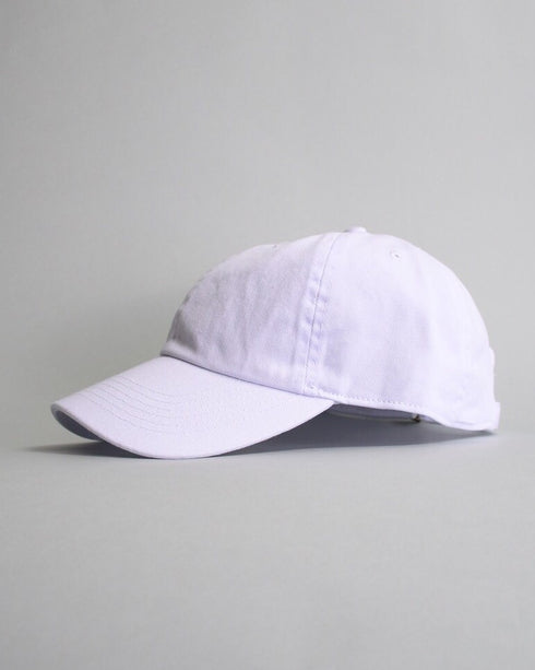 【newhattan】ニューハッタン 無地 ストーン ウォッシュド ツイル ローキャップ 帽子/STONE WASHED TWILL CAP | 4192001 | ホワイト