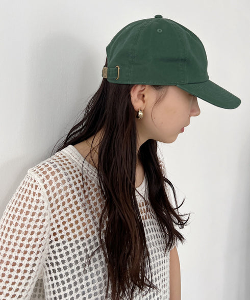 【newhattan】ニューハッタン 無地 ストーン ウォッシュド ツイル ローキャップ 帽子/STONE WASHED TWILL CAP | 4192001 | ダークグリーン