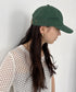 【newhattan】ニューハッタン 無地 ストーン ウォッシュド ツイル ローキャップ 帽子/STONE WASHED TWILL CAP | 4192001 | ダークグリーン