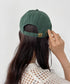 【newhattan】ニューハッタン 無地 ストーン ウォッシュド ツイル ローキャップ 帽子/STONE WASHED TWILL CAP | 4192001 | ダークグリーン
