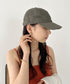 【newhattan】ニューハッタン 無地 ストーン ウォッシュド ツイル ローキャップ 帽子/STONE WASHED TWILL CAP | 4192001 | オリーブ