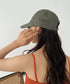 【newhattan】ニューハッタン 無地 ストーン ウォッシュド ツイル ローキャップ 帽子/STONE WASHED TWILL CAP | 4192001 | オリーブ