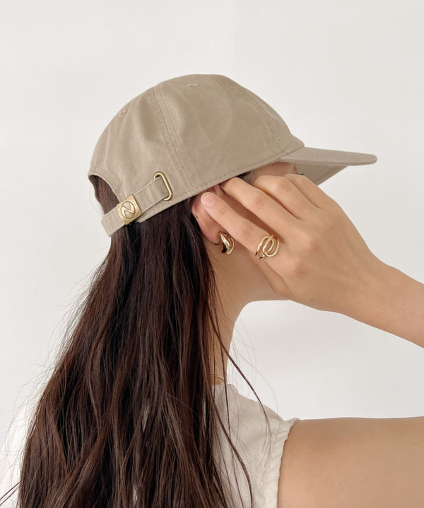 【newhattan】ニューハッタン 無地 ストーン ウォッシュド ツイル ローキャップ 帽子/STONE WASHED TWILL CAP | 4192001 | カーキ