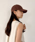 【newhattan】ニューハッタン 無地 ストーン ウォッシュド ツイル ローキャップ 帽子/STONE WASHED TWILL CAP | 4192001 | ダークブラウン