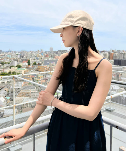 【newhattan】ニューハッタン 無地 ストーン ウォッシュド ツイル ローキャップ 帽子/STONE WASHED TWILL CAP | 4192001 | ライトベージュ
