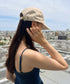 【newhattan】ニューハッタン 無地 ストーン ウォッシュド ツイル ローキャップ 帽子/STONE WASHED TWILL CAP | 4192001 | ライトベージュ