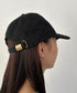 【newhattan】ニューハッタン 無地 ストーン ウォッシュド ツイル ローキャップ 帽子/STONE WASHED TWILL CAP | 4192001 | ブラック