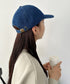 【newhattan】ニューハッタン 無地 ストーン ウォッシュド ツイル ローキャップ 帽子/STONE WASHED TWILL CAP | 4192001 | ダークブルー