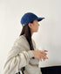 【newhattan】ニューハッタン 無地 ストーン ウォッシュド ツイル ローキャップ 帽子/STONE WASHED TWILL CAP | 4192001 | ダークブルー