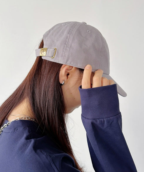 【newhattan】ニューハッタン 無地 ストーン ウォッシュド ツイル ローキャップ 帽子/STONE WASHED TWILL CAP | 4192001 | グレー