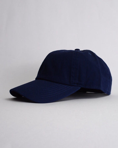 【newhattan】ニューハッタン 無地 ストーン ウォッシュド ツイル ローキャップ 帽子/STONE WASHED TWILL CAP | 4192001 | ネイビー