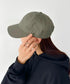 【newhattan】ニューハッタン 無地 ストーン ウォッシュド ツイル ローキャップ 帽子/STONE WASHED TWILL CAP | 4192001 | オリーブ