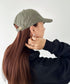 【newhattan】ニューハッタン 無地 ストーン ウォッシュド ツイル ローキャップ 帽子/STONE WASHED TWILL CAP | 4192001 | オリーブ