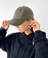 【newhattan】ニューハッタン 無地 ストーン ウォッシュド ツイル ローキャップ 帽子/STONE WASHED TWILL CAP | 4192001 | オリーブ