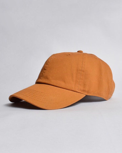 【newhattan】ニューハッタン 無地 ストーン ウォッシュド ツイル ローキャップ 帽子/STONE WASHED TWILL CAP | 4192001 | オレンジ系その他