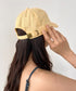 【newhattan】ニューハッタン 無地 ストーン ウォッシュド ツイル ローキャップ 帽子/STONE WASHED TWILL CAP | 4192001 | ライトイエロー