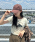 【newhattan】ニューハッタン 無地 ストーン ウォッシュド ツイル ローキャップ 帽子/STONE WASHED TWILL CAP | 4192001 | ダークブラウン