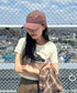 【newhattan】ニューハッタン 無地 ストーン ウォッシュド ツイル ローキャップ 帽子/STONE WASHED TWILL CAP | 4192001 | ダークブラウン