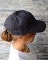 【newhattan】ニューハッタン 無地 ストーン ウォッシュド ツイル ローキャップ 帽子/STONE WASHED TWILL CAP | 4192001 | チャコールグレー