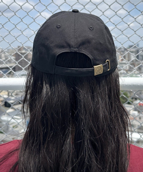 【newhattan】ニューハッタン 無地 ストーン ウォッシュド ツイル ローキャップ 帽子/STONE WASHED TWILL CAP | 4192001 | ブラック