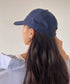 【newhattan】ニューハッタン 無地 ストーン ウォッシュド ツイル ローキャップ 帽子/STONE WASHED TWILL CAP | 4192001 | ネイビー