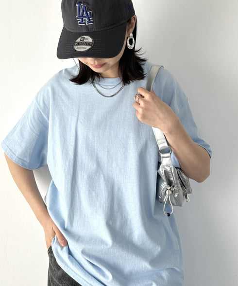 【GILDAN】ギルダン/ 色・サイズ展開豊富 半袖無地 クルーネック Tシャツ ウルトラコットン100% 6.0oz ベーシック無地カットソー ビッグサイズ 5部袖 1/2スリーブ | 2192032 | ライトブルー
