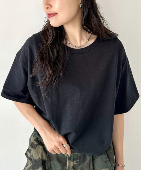 【GILDAN】ギルダン/ 色・サイズ展開豊富 半袖無地 クルーネック Tシャツ ウルトラコットン100% 6.0oz ベーシック無地カットソー ビッグサイズ 5部袖 1/2スリーブ | 2192032 | ブラック