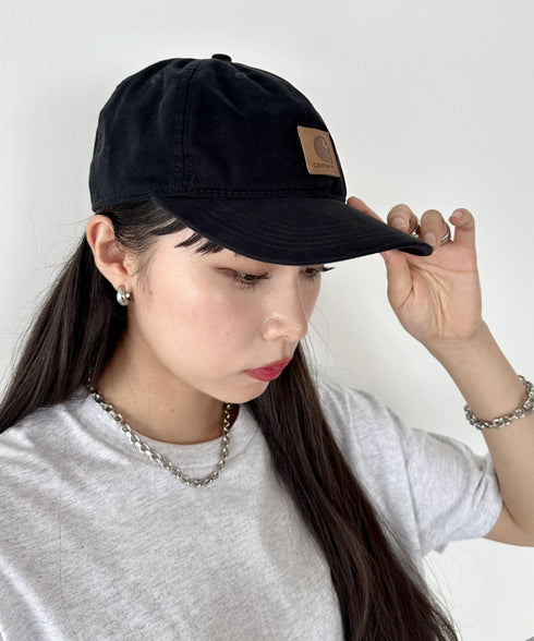 Carhartt(カーハート) /ウォッシュ加工 オデッサ キャップ 帽子/Odessa Cap | 5192001 | ブラック