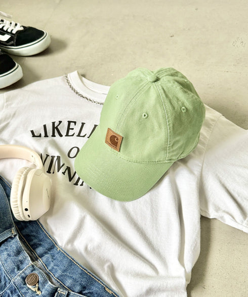 Carhartt(カーハート) /ウォッシュ加工 オデッサ キャップ 帽子/Odessa Cap | 5192001 | ライトグリーン