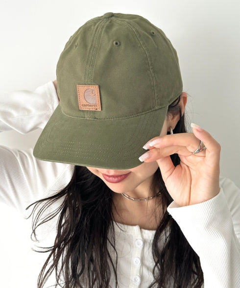 Carhartt(カーハート) /ウォッシュ加工 オデッサ キャップ 帽子/Odessa Cap | 5192001 | オリーブ