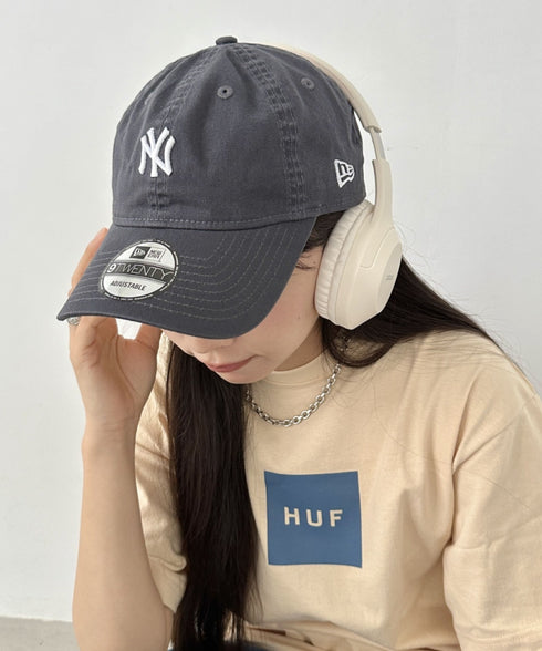 【NEW ERA】ニューエラ キャップ 9TWENTY MLB NY YANKEES  MINI LOGO CAP ニューヨークヤンキース 帽子 | 5192005 | チャコールグレー