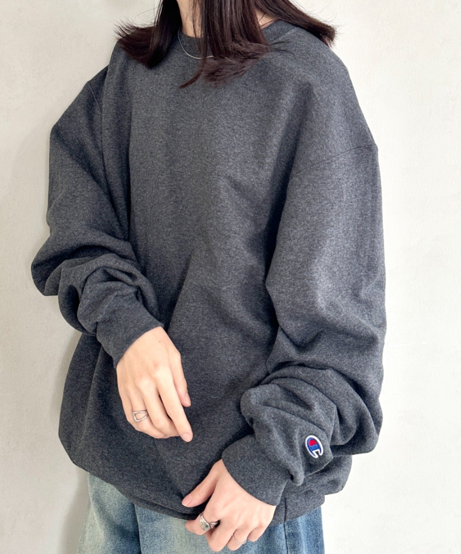 Champion Authentic sweatshirt】チャンピオン クルーネック 