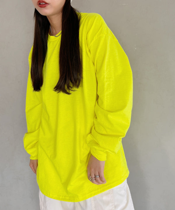 GILDAN(ギルダン) /ベーシック ロングスリーブ Tシャツ コットン ビッグシルエット オーバーサイズ サイズカラバリ豊富 長袖 ロンT 6.0オンス | 2193062 | グリーン系その他