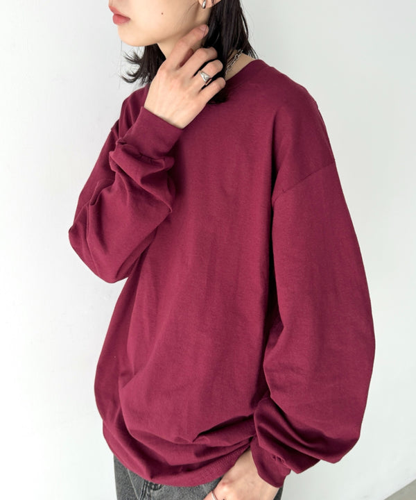 GILDAN(ギルダン) /ベーシック ロングスリーブ Tシャツ コットン ビッグシルエット オーバーサイズ サイズカラバリ豊富 長袖 ロンT 6.0オンス | 2193062 | マルーン