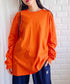 GILDAN(ギルダン) /ベーシック ロングスリーブ Tシャツ コットン ビッグシルエット オーバーサイズ サイズカラバリ豊富 長袖 ロンT 6.0オンス | 2193062 | オレンジ
