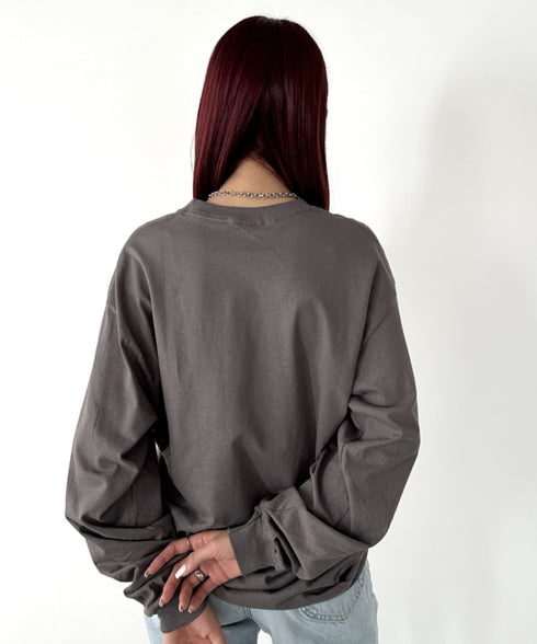 GILDAN(ギルダン) /ベーシック ロングスリーブ Tシャツ コットン ビッグシルエット オーバーサイズ サイズカラバリ豊富 長袖 ロンT 6.0オンス | 2193062 | チャコール