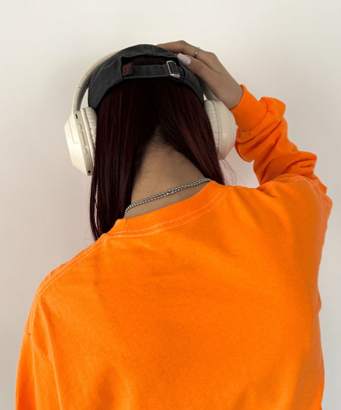 GILDAN(ギルダン) /ベーシック ロングスリーブ Tシャツ コットン ビッグシルエット オーバーサイズ サイズカラバリ豊富 長袖 ロンT 6.0オンス | 2193062 | オレンジ系その他